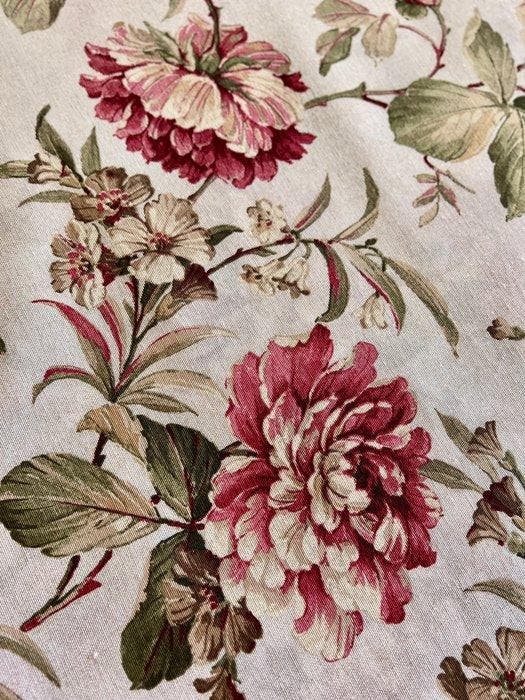 Cinq mètres de largeur, double largeur. Tissu imprimé sur, Antiquités & Art, Tapis & Textile