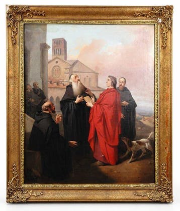 École italienne (XVIII) - Dante Frate Ilaro Sante Croce Del