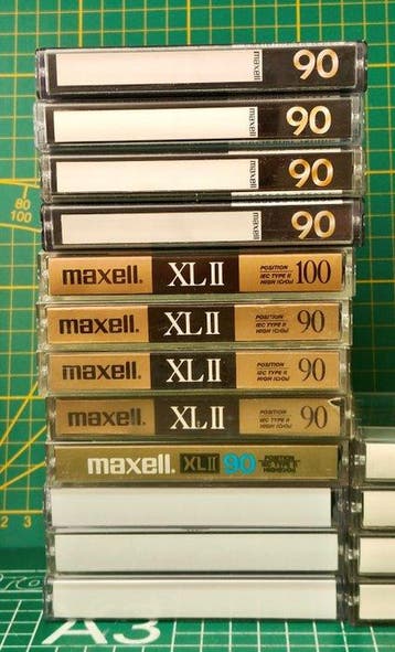 Maxell, TDK - XL II, XL II -S, SA Cassette audio vierge