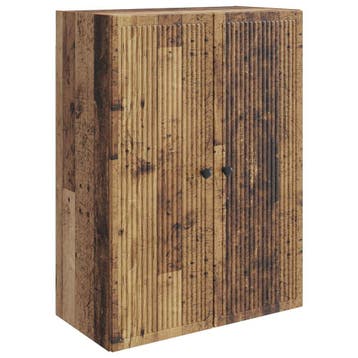 vidaXL Wandkast Oud hout 66 x 34,5 x 90 cm Bewerkt hout, Verzenden