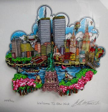 Charles Fazzino (1955) - 3D Welcome To New York 1998