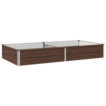 vidaXL Verhoogde Tuinbak Zwart 160 x 80 x 24 cm koudgewalst, Verzenden