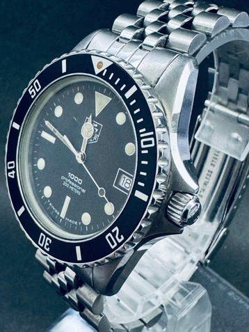TAG Heuer - 1000 Series - 980.013B - Homme - 1990-1999, Handtassen en Accessoires, Horloges | Antiek
