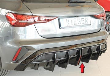 Aggressive Diffuser voor Audi A3 8Y S-line Facelift, Ophalen of Verzenden