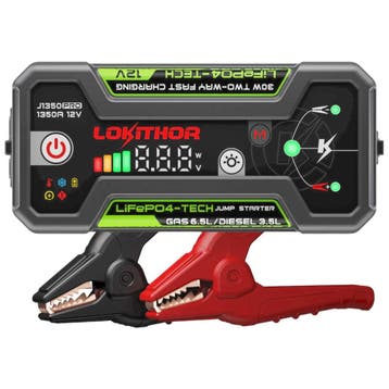 Lokithor J1350 PRO 12V 1350A LiFePO4 Jumpstarter, Verzenden, Nieuw
