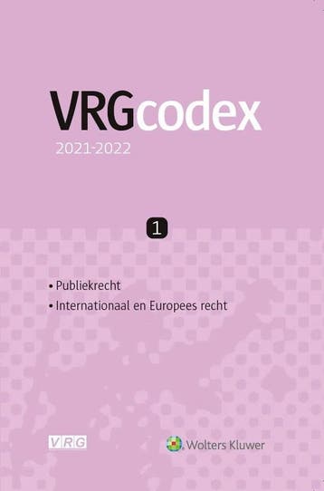 VRG-codex 2021-2022 9789403020518, Verzenden, Gelezen