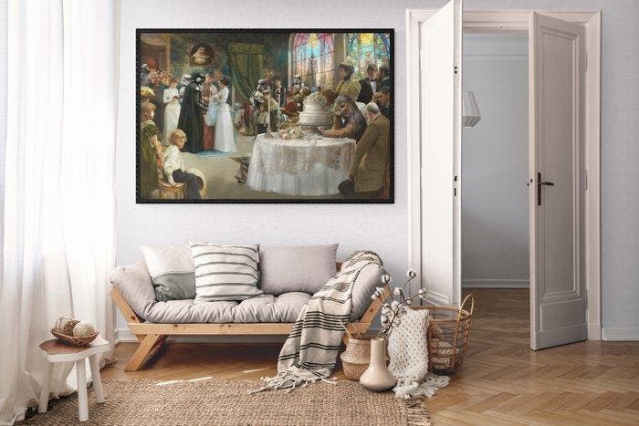 Teejo - Le Baptême - XXL -Masterpiece EA 1/2, Antiquités & Art, Art | Peinture | Moderne