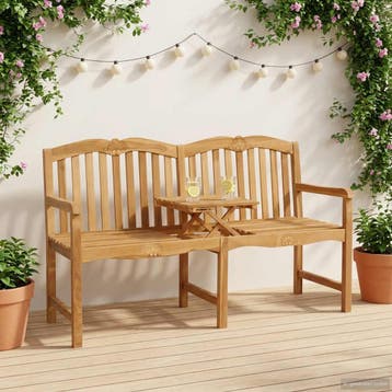 vidaXL Handgemaakte Rozenbank 155 x 60 x 94 cm Massief, Verzenden