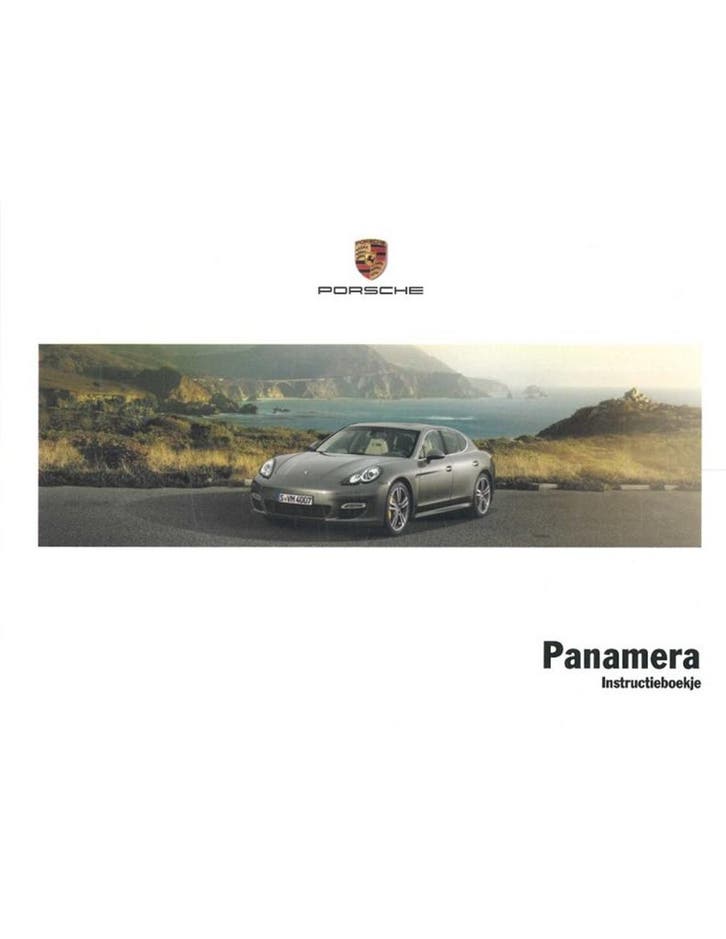 2012 PORSCHE PANAMERA INSTRUCTIEBOEKJE NEDERLANDS, Auto diversen, Handleidingen en Instructieboekjes