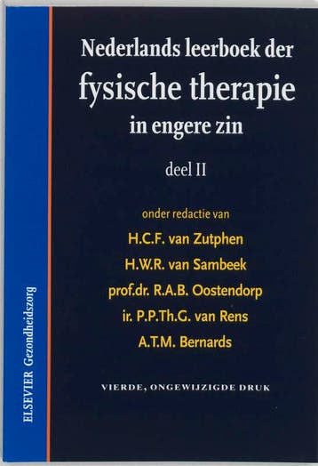 Nederlands leerboek der fysische therapie in engere zin II /, Verzenden, Zo goed als nieuw