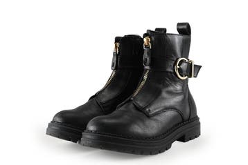 Nelson Veterboots Meisjes in maat 33 Zwart, Verzenden, Jongen of Meisje, Schoenen, Zo goed als nieuw