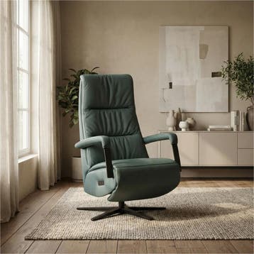 Leren elektrisch relaxfauteuil Core - Toledo Whale, Ophalen of Verzenden