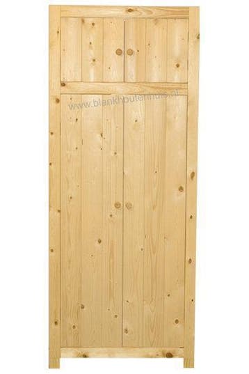 houten KLEERKAST 1, 2, 3 of 4 deuren breed met bovenkast, Nieuw