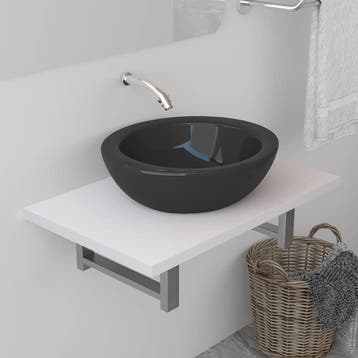 vidaXL Badkamermeubel 60x40x16,3 cm wit, Huis en Inrichting, Badkamer | Badkamermeubels, Verzenden, Nieuw