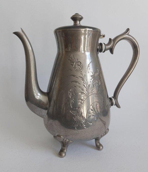 Eduard Hueck, Lüdenscheid (Germany) - Koffie- en theeservies, Antiek en Kunst, Kunst | Designobjecten