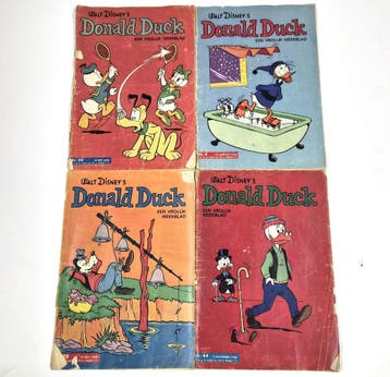 Vintage Donald Duck weekbladen 1968, set van 4 (nr, Verzamelen, Verzenden