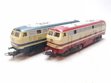 Lima H0 - 1631/1632 - Locomotive diesel (2) - 2x BR 218 - DB