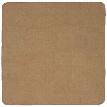 vidaXL Gebied Tapijt Lichtbruin 120 x 120 cm Jute, Verzenden