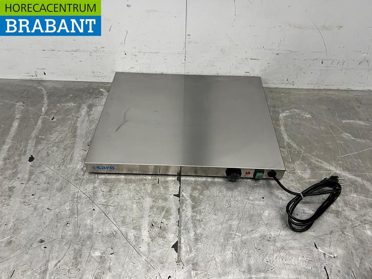 RVS Saro Warmhoudplaat 230V Horeca, Zakelijke goederen, Horeca | Keukenapparatuur, Ophalen of Verzenden