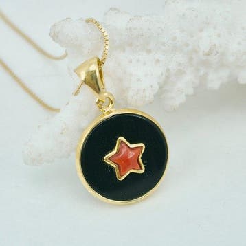 Koraal - Zilver, Verguld, Zonder reservering - Ketting met