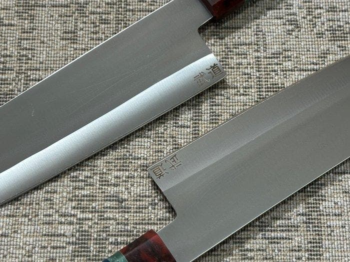 Keukenmes - Chefs knife - Professionele Japanse, Antiek en Kunst, Antiek | Keukengerei