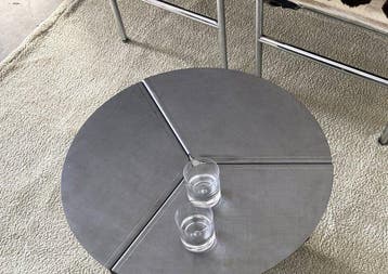 Matteo Giustozzi - Table basse - 120 - tôle brute - Fer