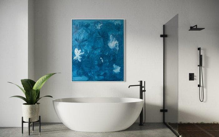 Sonia Anton - Midnight Palms, Antiek en Kunst, Kunst | Schilderijen | Modern
