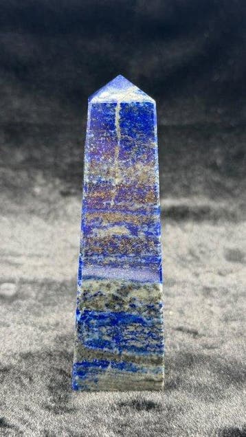 lapis-lazuli Obélisque - Hauteur : 13 cm - Largeur : 41 mm-