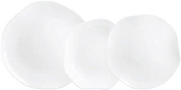 2dekans | Serviesset Luminarc Galeo Wit Glas 18 Onderdelen, Ophalen of Verzenden