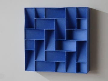 Hans Meeuwsen - Relief, 2026 - 39 Hemels blauw wandrelief -