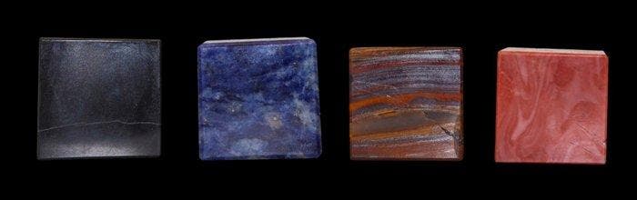 Spirituele Kristal Kubussen - Tijgeroog, Sodaliet,, Collections, Minéraux & Fossiles