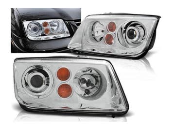 Koplamp units Chrome geschikt voor VW Bora, Verzenden