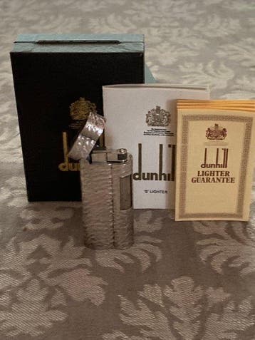 Dunhill - Briquet de poche - Plaqué argent