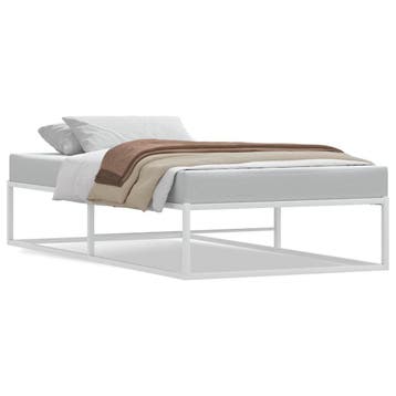 Bedframe 90x200 wit | 34% Korting | Retour deal, 90 cm, Eenpersoons, Verzenden, Zo goed als nieuw