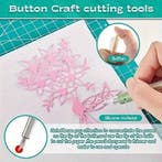 Snijgereedschap precisiemesje Wit papier scrapbook, Hobby & Loisirs créatifs