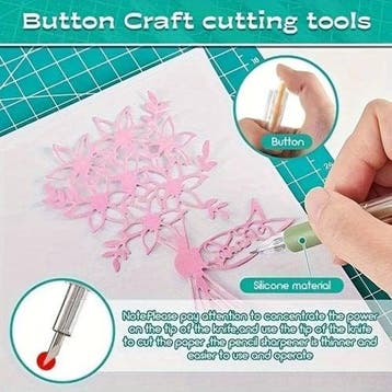 Snijgereedschap precisiemesje Wit papier scrapbook, Hobby & Loisirs créatifs