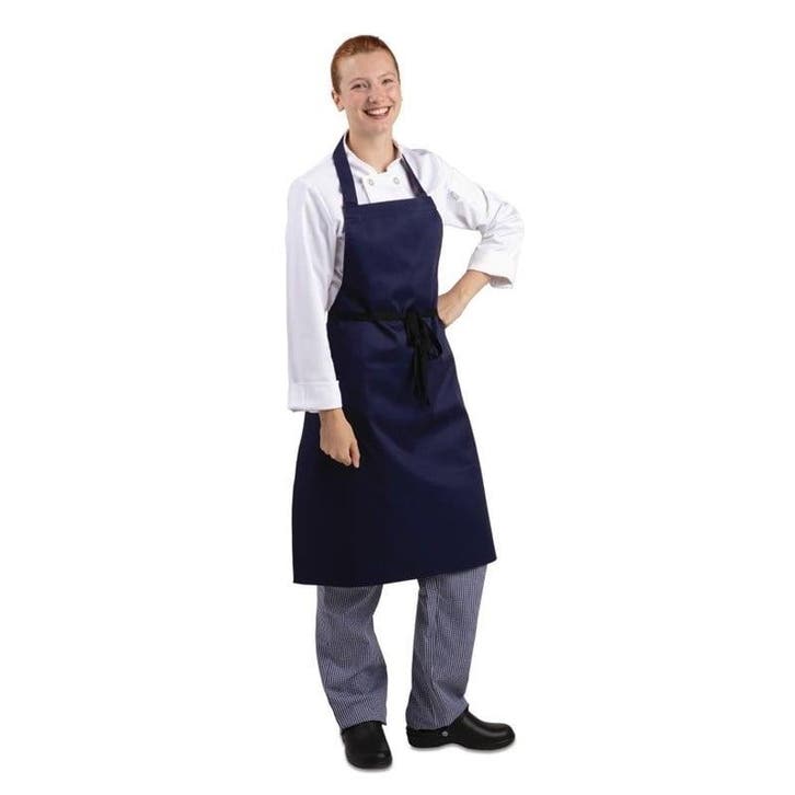 Whites halterschort donkerblauw | Polyester/Katoen |, Articles professionnels, Horeca | Équipement de cuisine, Envoi