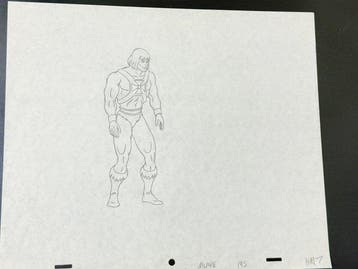 Filmation - Originele tekenfilmtekening van He-Man - He-Man, Nieuw in verpakking