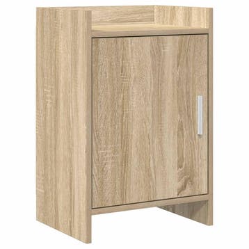 vidaXL Nachttafels Sonoma Eiken 40 x 30 x 60 cm Bewerkt hout, Huis en Inrichting, Slaapkamer | Nachtkastjes, Verzenden, Nieuw