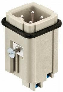 Harting Han 3A Mannelijke Snelsluiting Connector Invoeg 10A, Verzenden