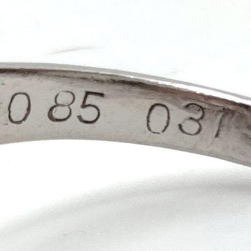 Bague Platine Rubis - Diamant, Handtassen en Accessoires, Nieuw