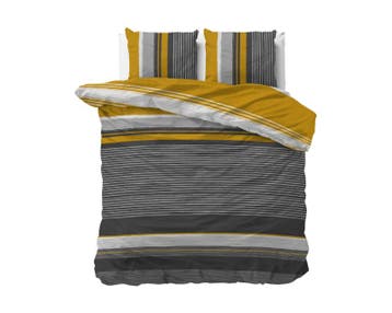 Sleeptime Elegance Drake Dekbedovertek Zwart - 200X200/220 +, Nieuw