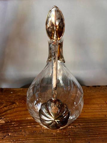 Karaf - Glas, Verzilverd