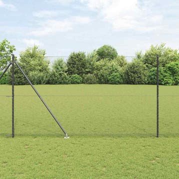 vidaXL zeshoekig gaasgek met palen 50 x 1,6 m PVC-Coated, Tuin en Terras, Verzenden, Nieuw