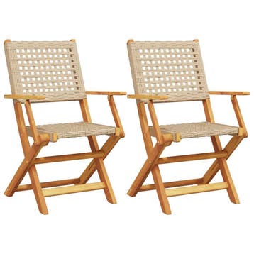 Inklapbare tuinstoelen: geef je terras direct een upgrade..., Tuin en Terras, Verzenden, Zo goed als nieuw, Hout, Inklapbaar