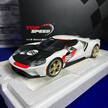 Top Speed 1:18 - Model raceauto - Ford GT 2021 Heritage