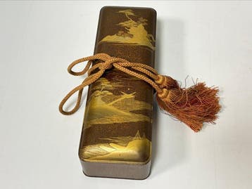 Fubako - Boîte - Fubako japonais antique en laque, Antiquités & Art