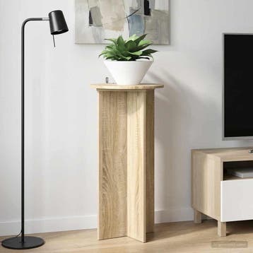 vidaXL Plantenstand 2 st Sonoma Eiken 40 x 40 x 80 cm, Verzenden, Nieuw
