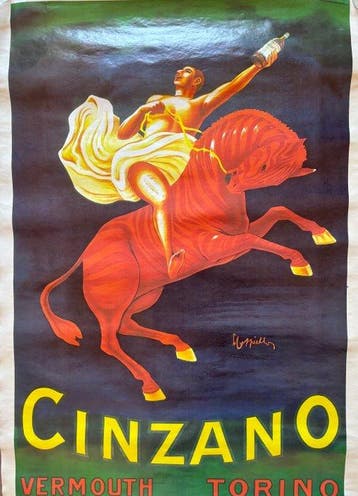 Leonetto Cappiello - Cinzano Vermouth Torino - Jaren 1980