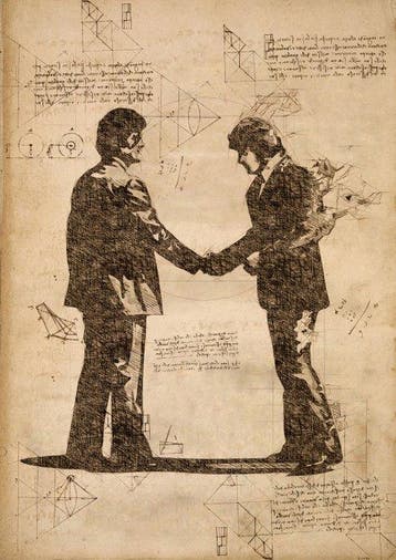 2 x Pink Floyd - By artist Andrea Boriani - DaVinci edition, Cd's en Dvd's, Nieuw in verpakking